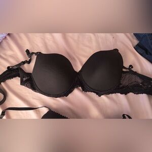 Elegant Black Lace Bra